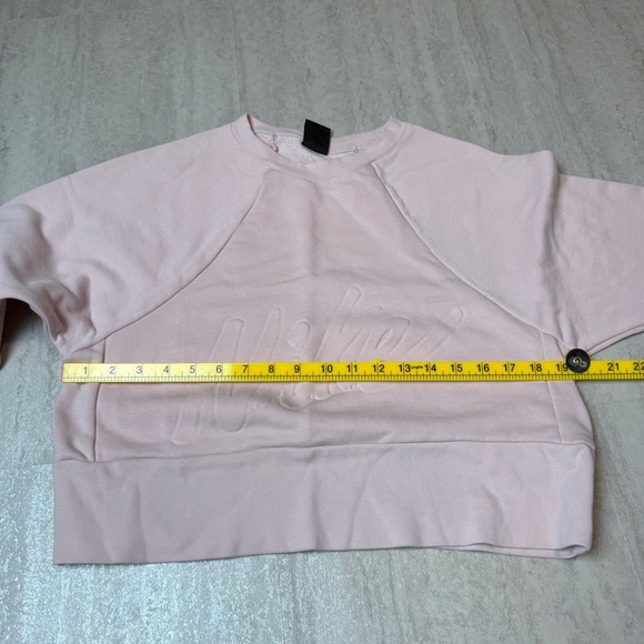Nike Pink Boxy Crop Sweatshirt - Picture 11 of 11